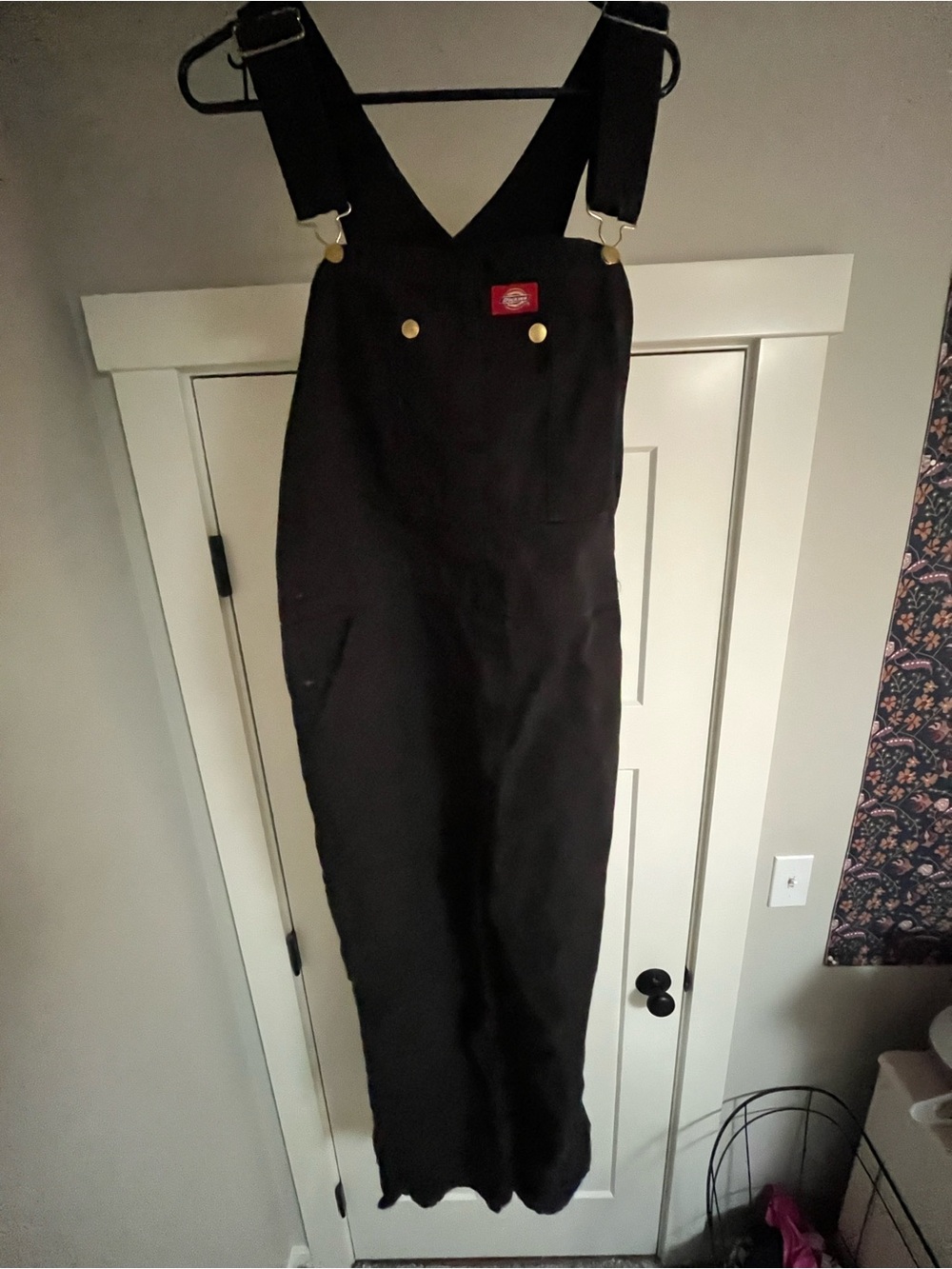 Dickies men’s Black Utility Overalls